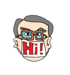 マスクおじさま（個別スタンプ：4）