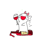 何かを食べたいうれしそうな子たち3（個別スタンプ：17）