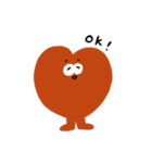 もっちりハートくん（個別スタンプ：4）