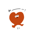 もっちりハートくん（個別スタンプ：6）
