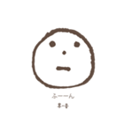顔で言います(日本語+韓国語)（個別スタンプ：4）