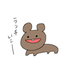 お誘いでっぱあにまる（個別スタンプ：4）