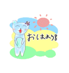 女の子が描いたスタンプ（個別スタンプ：1）