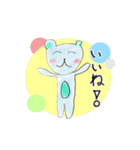 女の子が描いたスタンプ（個別スタンプ：9）