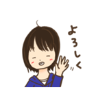 使いやすい！パーカー男の子のスタンプ（個別スタンプ：1）