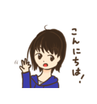 使いやすい！パーカー男の子のスタンプ（個別スタンプ：10）