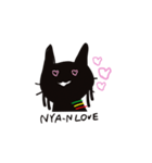 ラスタマン黒猫NYA-MAN（個別スタンプ：5）