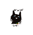 ラスタマン黒猫NYA-MAN（個別スタンプ：21）