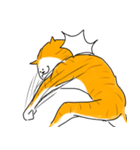 打撃ねこ（個別スタンプ：8）