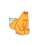 眠い目をしたキツネ（個別スタンプ：20）