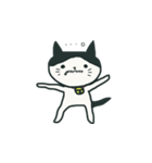 大の字 ハチワレ（個別スタンプ：18）