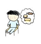 もじゃ君VSいぬさん（個別スタンプ：2）