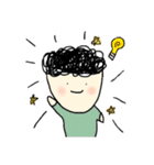もじゃ君VSいぬさん（個別スタンプ：5）