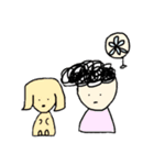 もじゃ君VSいぬさん（個別スタンプ：10）