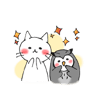 子猫のねこすけ＆フクロウのふくすけ 2（個別スタンプ：20）