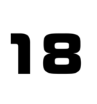 数字で会話する人のスタンプ（個別スタンプ：7）