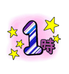 スケジュール（時間）（個別スタンプ：1）