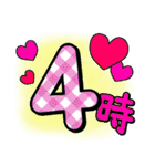 スケジュール（時間）（個別スタンプ：4）