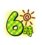 スケジュール（時間）（個別スタンプ：6）