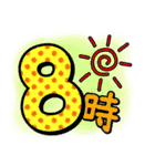 スケジュール（時間）（個別スタンプ：8）