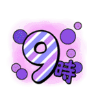 スケジュール（時間）（個別スタンプ：9）