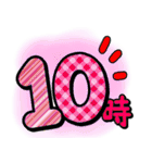 スケジュール（時間）（個別スタンプ：10）