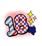 スケジュール（時間）（個別スタンプ：18）