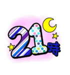 スケジュール（時間）（個別スタンプ：21）