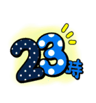 スケジュール（時間）（個別スタンプ：23）