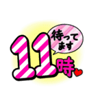 スケジュール（時間）（個別スタンプ：35）