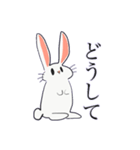 思慮の浅いうさぎ（個別スタンプ：14）