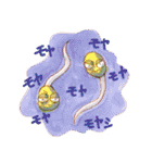 【手描き】リンゴちゃんと仲間たち（個別スタンプ：19）