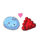 【手描き】リンゴちゃんと仲間たち（個別スタンプ：30）