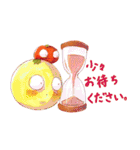 【手描き】リンゴちゃんと仲間たち（個別スタンプ：34）