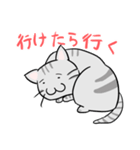 ゆるゆるなネコ（個別スタンプ：1）