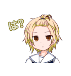 LilyDeux 警告の黒き百合（個別スタンプ：22）