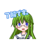 LilyDeux 警告の黒き百合（個別スタンプ：37）