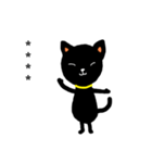 黒猫 クロチャン（個別スタンプ：7）