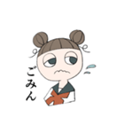 おめめが魚な女の子（個別スタンプ：24）
