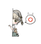 人形の女の子（個別スタンプ：3）