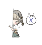 人形の女の子（個別スタンプ：4）