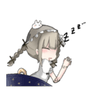 人形の女の子（個別スタンプ：9）