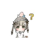 人形の女の子（個別スタンプ：11）