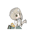 人形の女の子（個別スタンプ：28）
