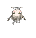 人形の女の子（個別スタンプ：32）