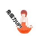 コロナが憎い巫女 2（個別スタンプ：2）