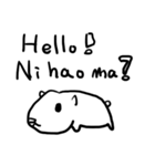 個人的によく使うやつの動物スタンプ(英語)（個別スタンプ：15）