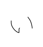 handwriting letter（個別スタンプ：2）