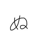 handwriting letter（個別スタンプ：23）