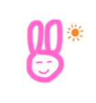 うさぎ ぴょん（個別スタンプ：3）